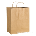 GIFT Paper Bag Customized fashion shopping brown kraft paper bags Factory